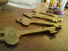 真鍮製の古い鍵